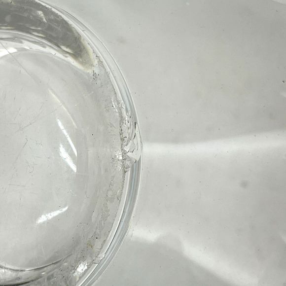 Vintage Lead Crystal Cut Glass Serving Bowl 5" X 4" Open Sugar Bowl Finger Bowl - Picture 8 of 11